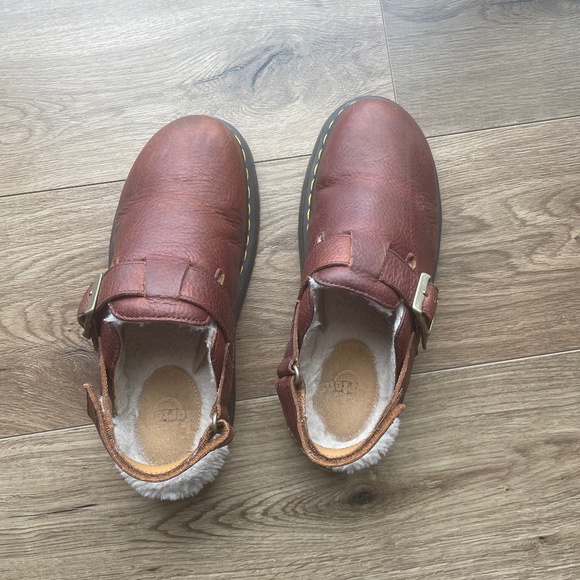 JORGE II AMBASSADOR FAUX FUR LINED SLINGBACK MULES - Picture 1 of 3